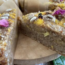 6月torta di riso 発芽モード玄米+アマランサス甘夏のケーキ(スパイスの香り)