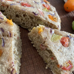 7月パン　(ポモドーロフォカッチャ) pomodori focaccia