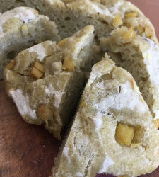 3月パン (セロリさつまいもフォカッチャ)focaccia